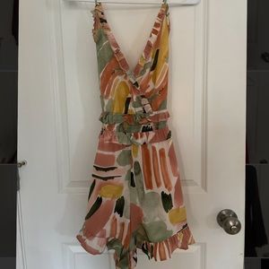 Pastel pattern romper